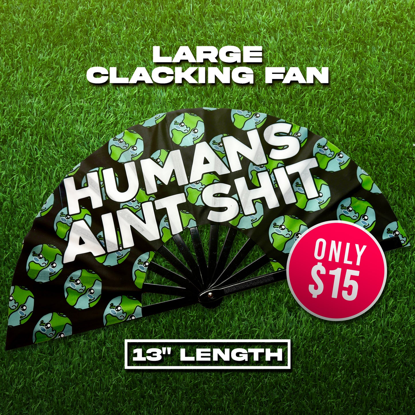 SAD WORLD - BLACK CLACKING FAN