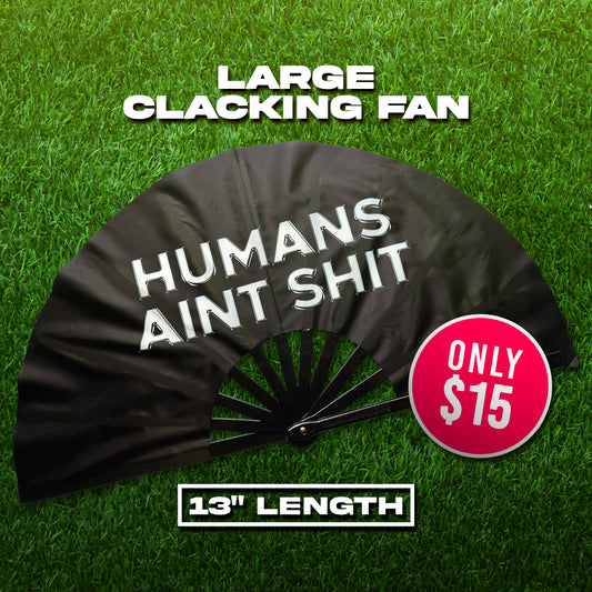 CHROME LOGO - BLACK CLACKING FAN