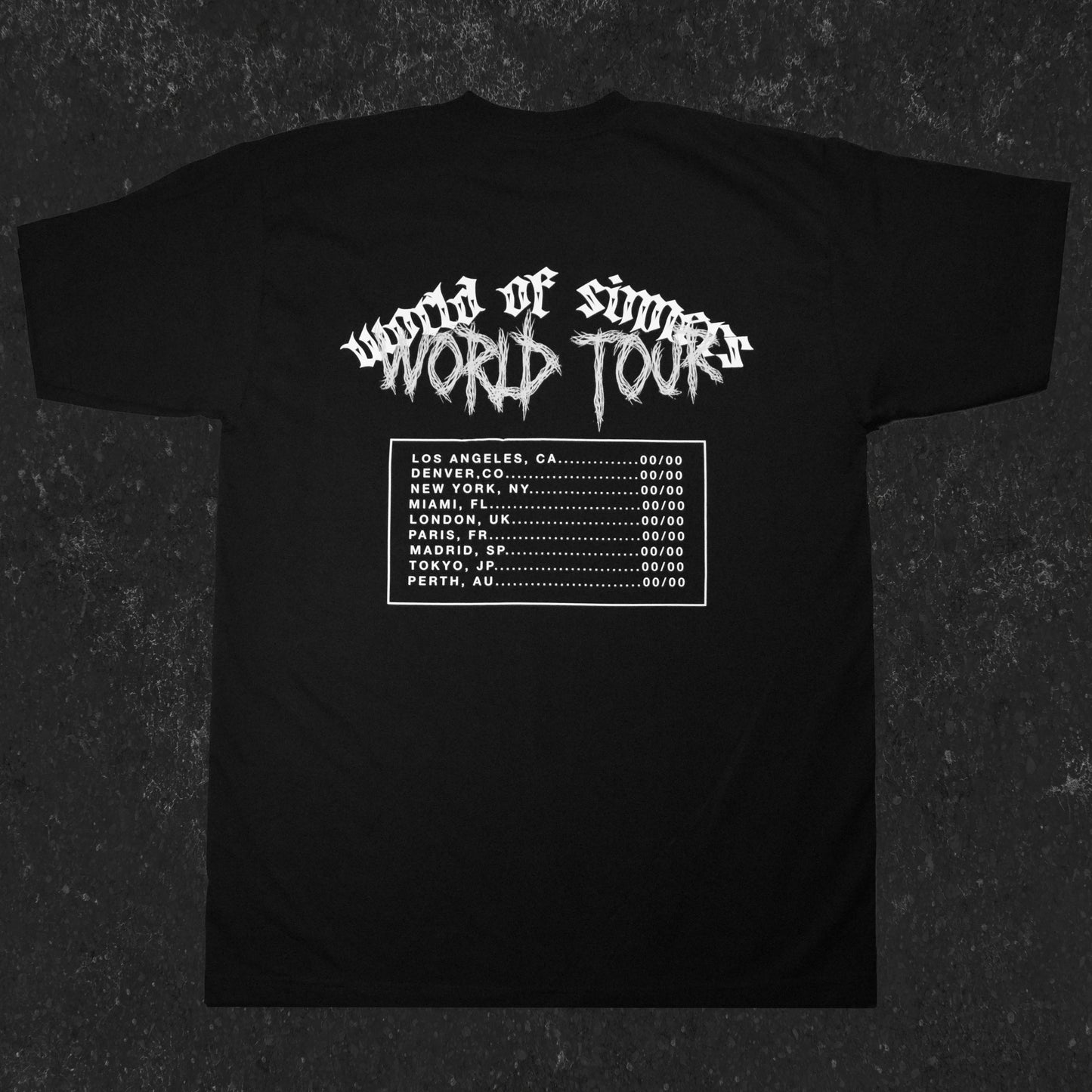 WORLD OF SINNERS - GRAPHIC TEE